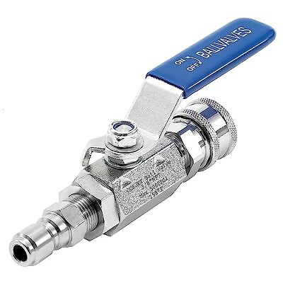 #ad JOEJET High Pressure Washer Ball Valve Kit 3 8quot; Quick Connect Ball Valve for ... $57.49