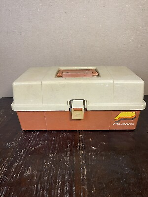 #ad #ad Vintage Plano Magnum Model 5520 2 Tray Tackle Box $5.99