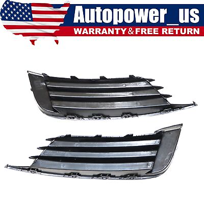 #ad 1 Set Front Bumper Lower Left amp; Right Side Grills Fit For Audi A3 S3 2013 2017 $40.09