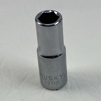 HUSKY TOOLS 22112 3 8in SAE 6 POINT 3 8quot; DRIVE CHROME DEEP SOCKET $11.00