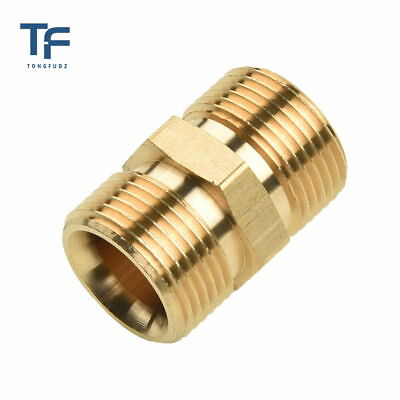 #ad M22 X M22 High Pressure Washer 14 mm Metric Hose Joiner Connector New $8.59