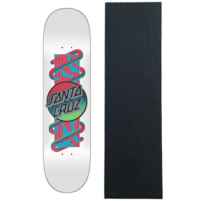 #ad Santa Cruz Skateboard Deck Electric Lava Dot VX 8.0quot; x 31.6quot; with Grip $84.95