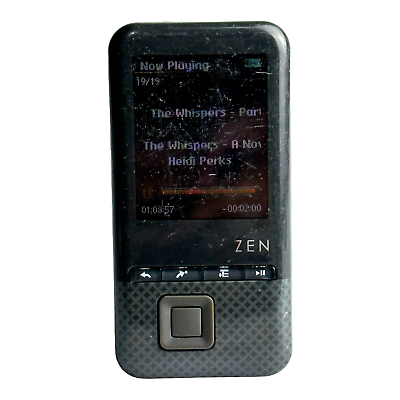 #ad #ad USED Creative Zen Style 100 4 GB MP3 and Video Player Dark Gray NO ACCESSORIES $39.99