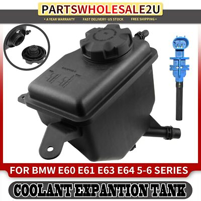 Pressurized Coolant Reservoir for BMW E60 E61 525i 528i 530i 535i 17137542986 $38.39