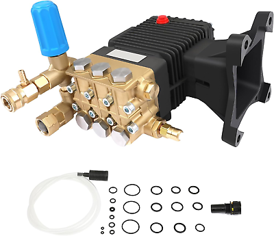 #ad Horizontal Pressure Washer Pump for 1 Diameter Shaft 3300 4000 PSI 4 GPM Power W $263.99