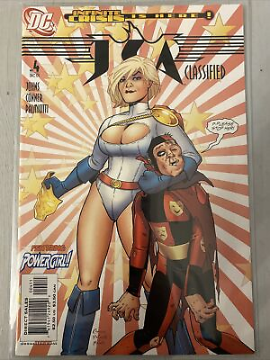 #ad #ad JSA CLASSIFIED ISSUE #4 COMIC BOOK BY GEOFF JOHN HOT POWER GIRL COVER 2005 $10.80