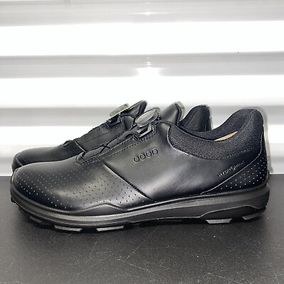 #ad ECCO Golf Biom Hybrid 3 BOA Men#x27;s Golf Shoes Black Leather Cleat Water Repellent $124.97