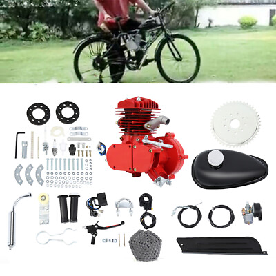 #ad 80CC 2 Stroke Gas Petrol Engine Motor Kit Motorized Bicycle Bike Scooter $99.89