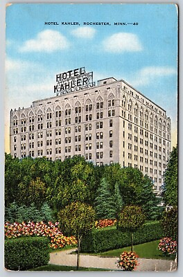 #ad Postcard Hotel Kahler Rochester MN J28 #2 $5.97