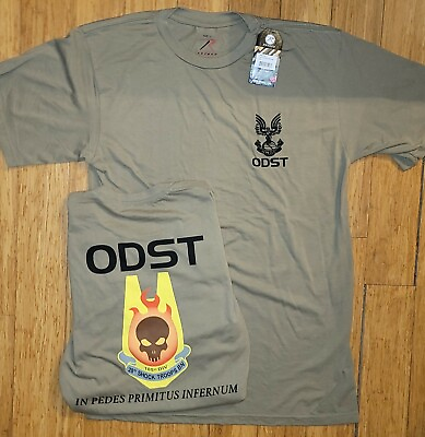 #ad #ad Halo 3 ODST fan made ROTHCO AR 670 1 Coyote Brown U.S. Army compliant T Shirt $25.00