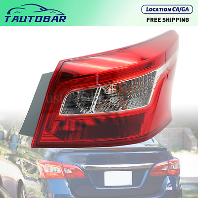For 2016 2018 Sentra Tail Light Brake Stop Outer Lamp Passenger Right W Bubble #ad $41.09