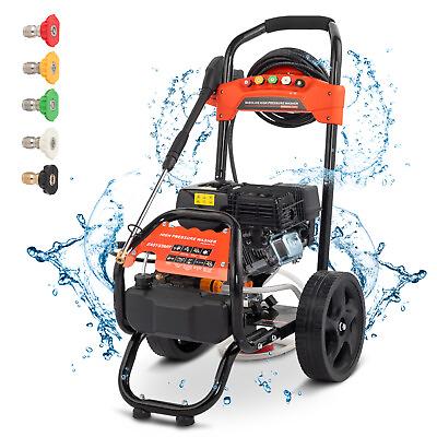 #ad Gas Pressure Washer Gas Powered Washer 3200 PSI 2.5 GPM 212cc 5 Nozzles $263.99