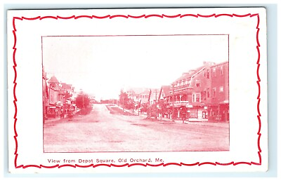 #ad View From Depot Square Old Orchard Me Maine Early Street View $8.50