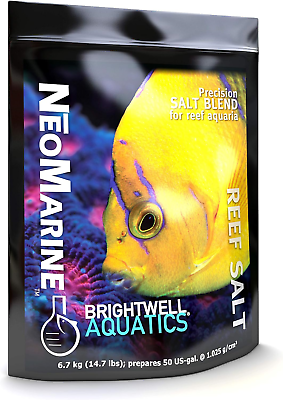 #ad Brightwell Aquatics NeoMarine Marine Salt Blend for Reef Aquarium 50 GAL $76.73