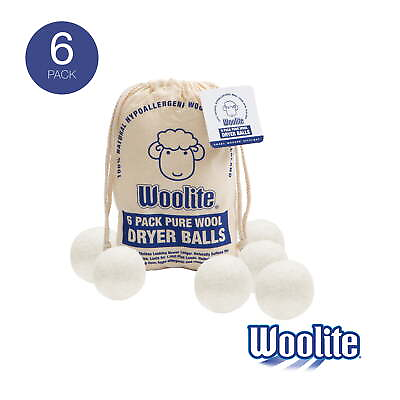 #ad Woolite 6 piece Wool Dryer Balls set $20.56