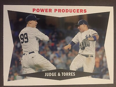 #ad 2020 Topps Archives #60CC JT Power Producers Judge amp; Torres 1960 Combo Card $1.20