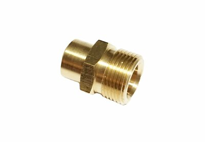 Pressure Washer Adapter amp; Connector Coupler Plug 22mm Male X 1 4quot; Female NPT #ad $10.37