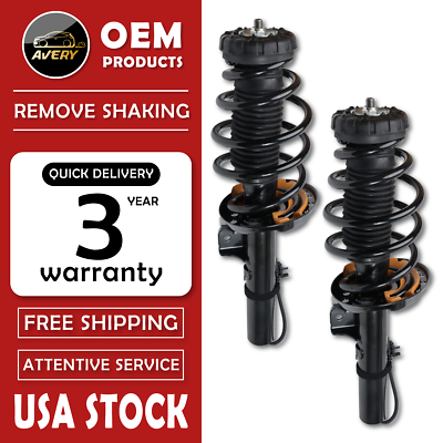 #ad Pair Front Shock Strut Assys w Electric for 2013 19 Cadillac XTS 3.6L 84677093 $172.36