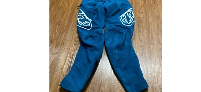 #ad Troy Lee Design Youth Sprint Size 20 Racing Pants Teal and Black $35.00