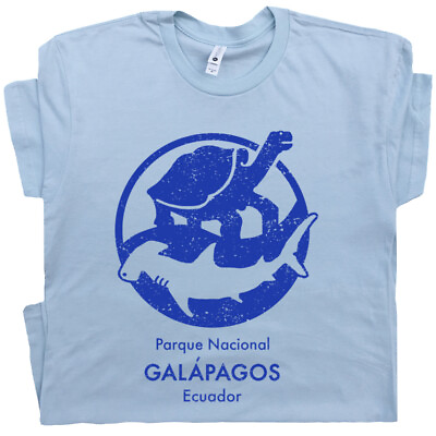 #ad Galapagos Islands T Shirt Sea Turtle Science Charles Darwin Cool Retro Men Women $19.99