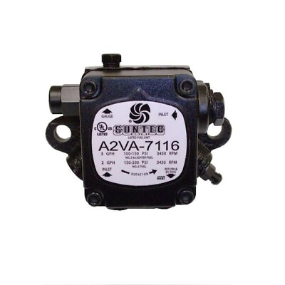 Pressure Parts A2VA 7116 NEW SUNTEC Oil Burner Pump A2VA 7116B A2VA7016 Beckett $99.99
