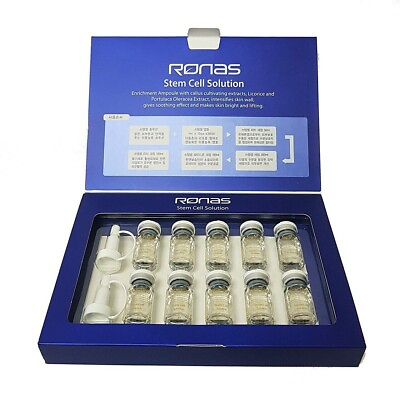 Ronas Stem Cell Solution Essence 5ml x 10ea Microneedleing MTS For Beauty Salon #ad #ad $45.58