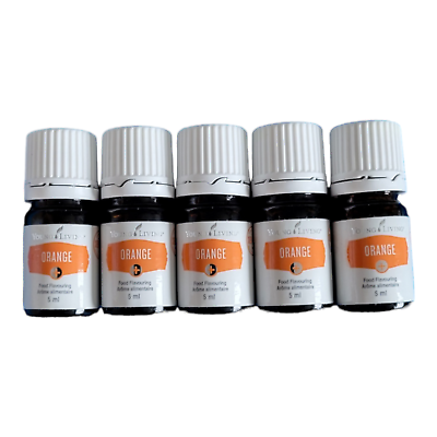 #ad Young Living Orange Oil Vitality 5 Packs of 5 ml each New Free Shipping $25.00