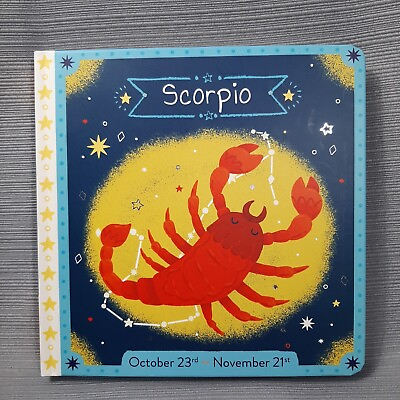 #ad Scorpio My Stars Children#x27;s Zodiac Sign Board Book New $4.19