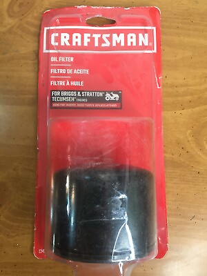 Craftsman Oil Filter for Briggs amp; Stratton Tecumseh Engine Mower Package Damage $16.16