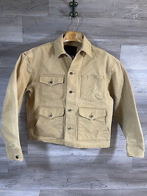 #ad Vintage Schaefer Outfitters Jacket Canvas Work Chore Brush Barn 310 Mens Large $110.00