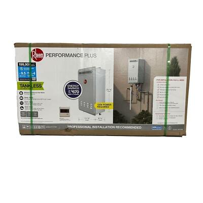 #ad Rheem Performance Plus 9.5 GPM Natural Gas Outdoor Smart Tankless Water Heater $879.93