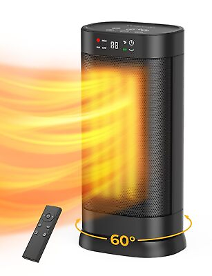 #ad Space Heaters for Indoor Use 1500W Fast Heating Oscillating Portable Electri... $44.04