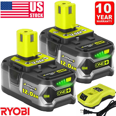 2X For RYOBI P108 18V One Plus 6.0Ah High Capacity Battery 18 Volt Lithium ion $93.98