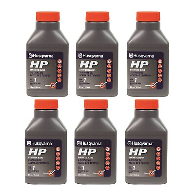 #ad Husqvarna 593152601 2 Cycle HP High Performance Oil 2.6 Pack of 6 $15.95