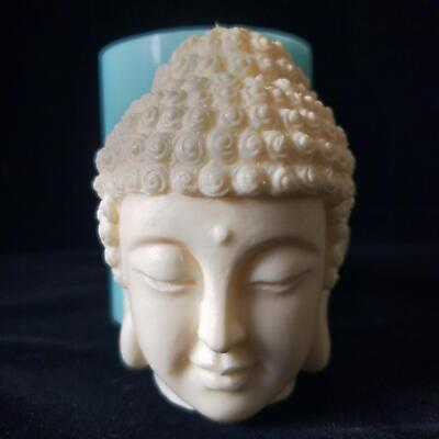 #ad Thai Buddha Concrete Head Mold Candle Silicone Mould Resin Cement Craft Casting $26.99