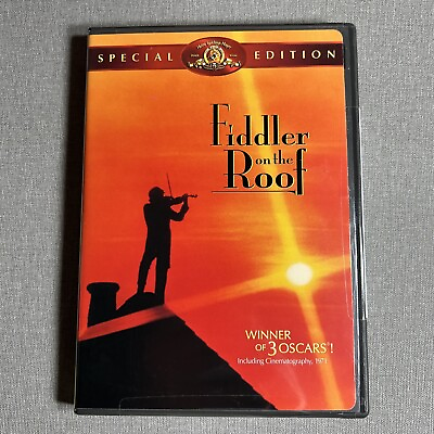 #ad #ad Fiddler on the Roof DVD 2001 Special Edition Topol Brand New Sealed $6.09
