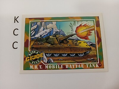 #ad 1991 Impel Hasbro G.I. Joe Trading Card Series 1 #11 M.B.T. Mobile Tank $1.86