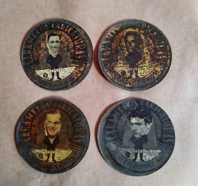 #ad four badge of the year 1934 of Uruguayan soccer players $99.00
