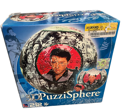 #ad Elvis Presley 3D PuzziSphere Puzzle 212 Pieces By Sure Lox $15.00