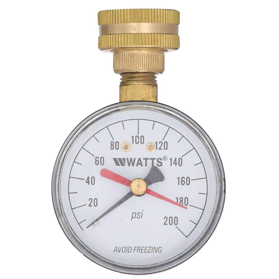 #ad Garden Hose Water Pressure Accessories Replacement Plastic 200PSI 3 4 Test Gauge $17.52