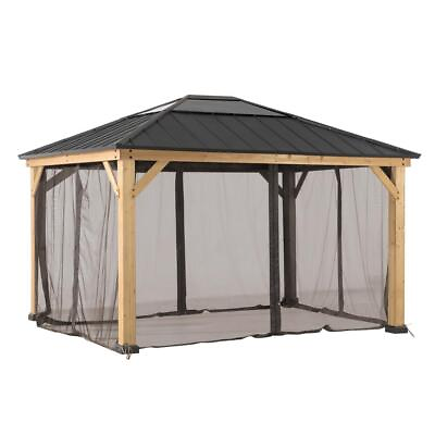 #ad Universal Mosquito Netting for 11 ×13 ft Wood Framed Gazebos $73.32