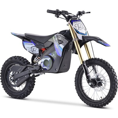 #ad MotoTec 48v 1600w Pro Electric Dirt Bike Lithium Blue Kids Off Road Driveway ✅ $999.00