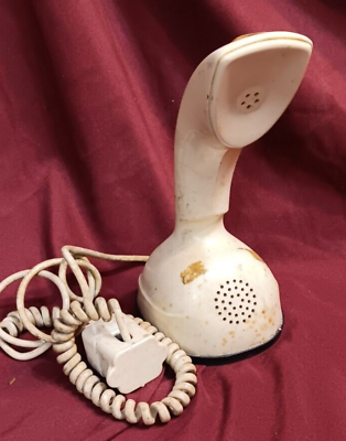#ad Vintage North Electric Co Ivory Ericofon Rotary Dial Telephone untested $45.00