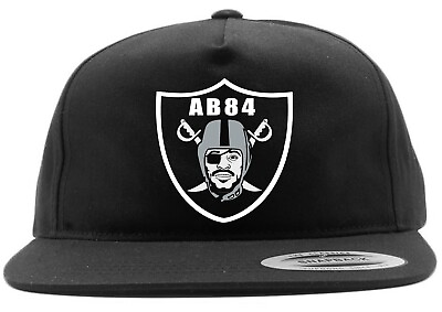 #ad Black Antonio Brown Oakland Raiders FACE LOGO Snapback Hat $19.99