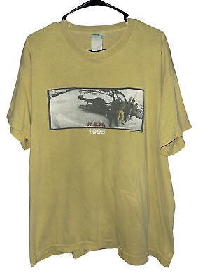 #ad Vintage REM Monster Tour T Shirt Men’s Size XL 1995 90s Rare Made in USA Concert $103.20