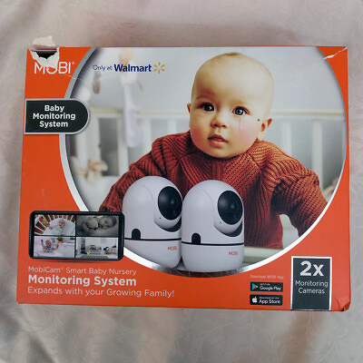 MOBI 2 Camera Smart Baby Nursery Monitoring System #70288 2 MOBI HDX Cameras #ad $19.75