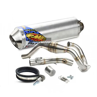 #ad FULL SYSTEM EXHAUST STAINLESS STEEL BLUE LOGO FIT FOR HONDA CRF250L RALLY 20 23 AU $394.48