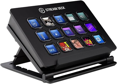 #ad Elgato Stream Deck Live Production Controller with 15 Customizable LCD Keys $114.99