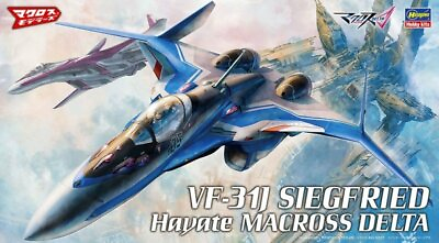 #ad Hasegawa 65729 1 72 Scale VF 31J Siegfried Hayate Custom Macross Delta Model Kit $29.90