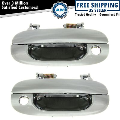 #ad Outer Outside Exterior Door Handle Chrome Pair Set for Dodge Ram Pickup Truck $36.77